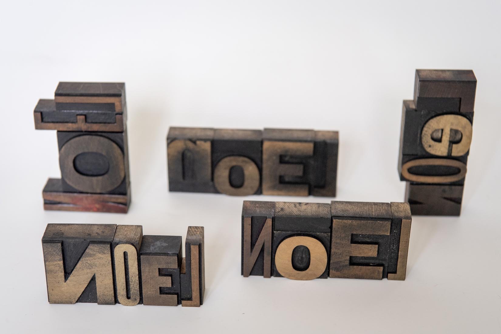 NOEL printing block letters - Natalia Willmott