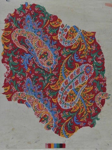 Original textile design Paisley - Natalia Willmott
