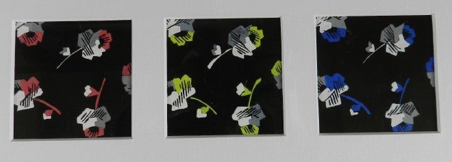 Roses gouaches textile design - Natalia Willmott