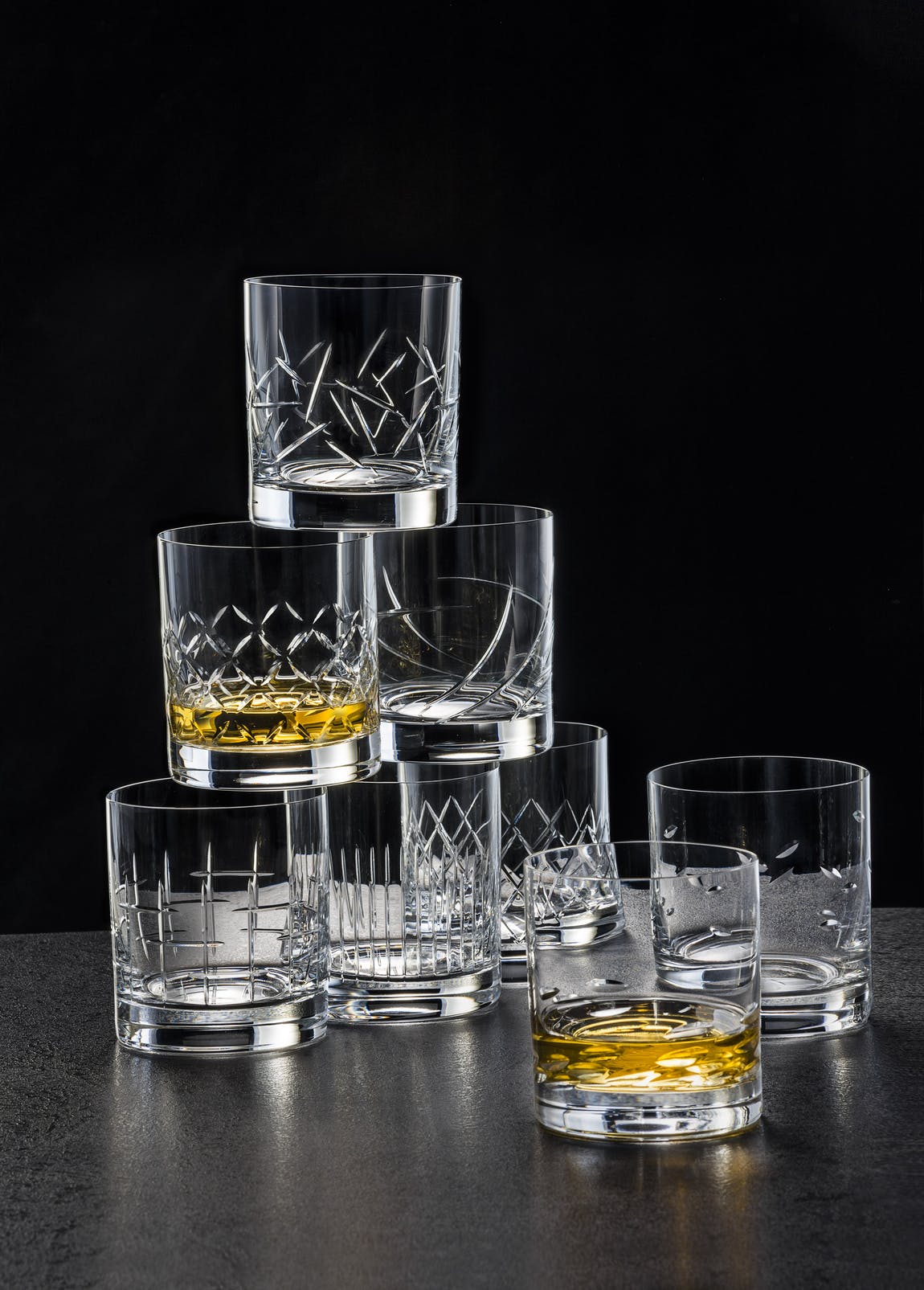 Set of 6 luxury whisky glasses - Natalia Willmott