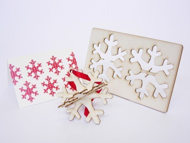 Snowflake pop out Christmas card - Natalia Willmott