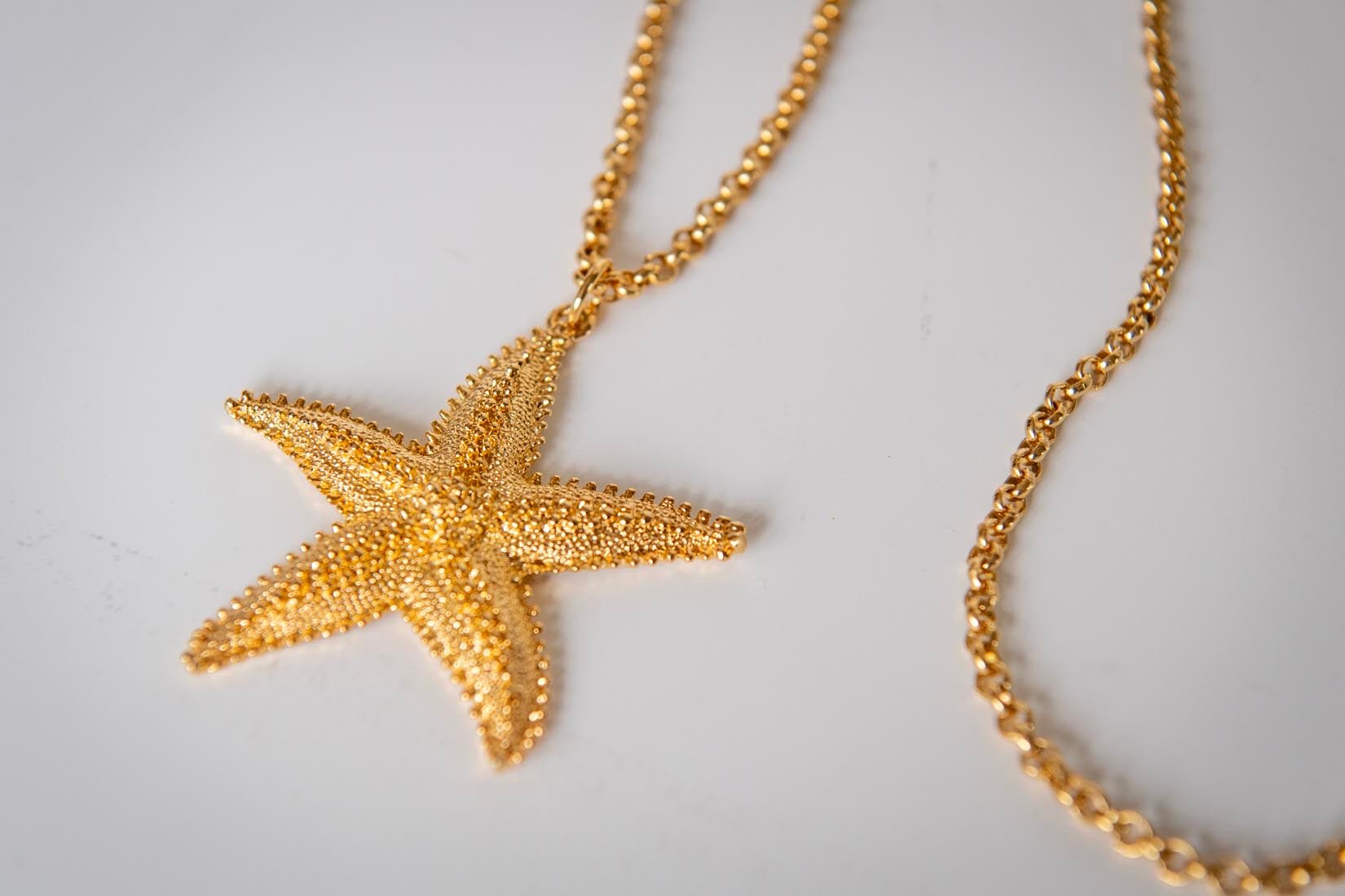 Starfish drop chain necklace - Natalia Willmott