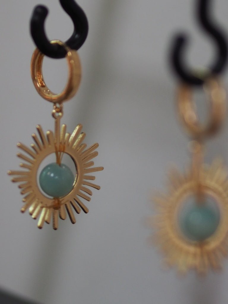 Sun aquamarine earrings - Natalia Willmott