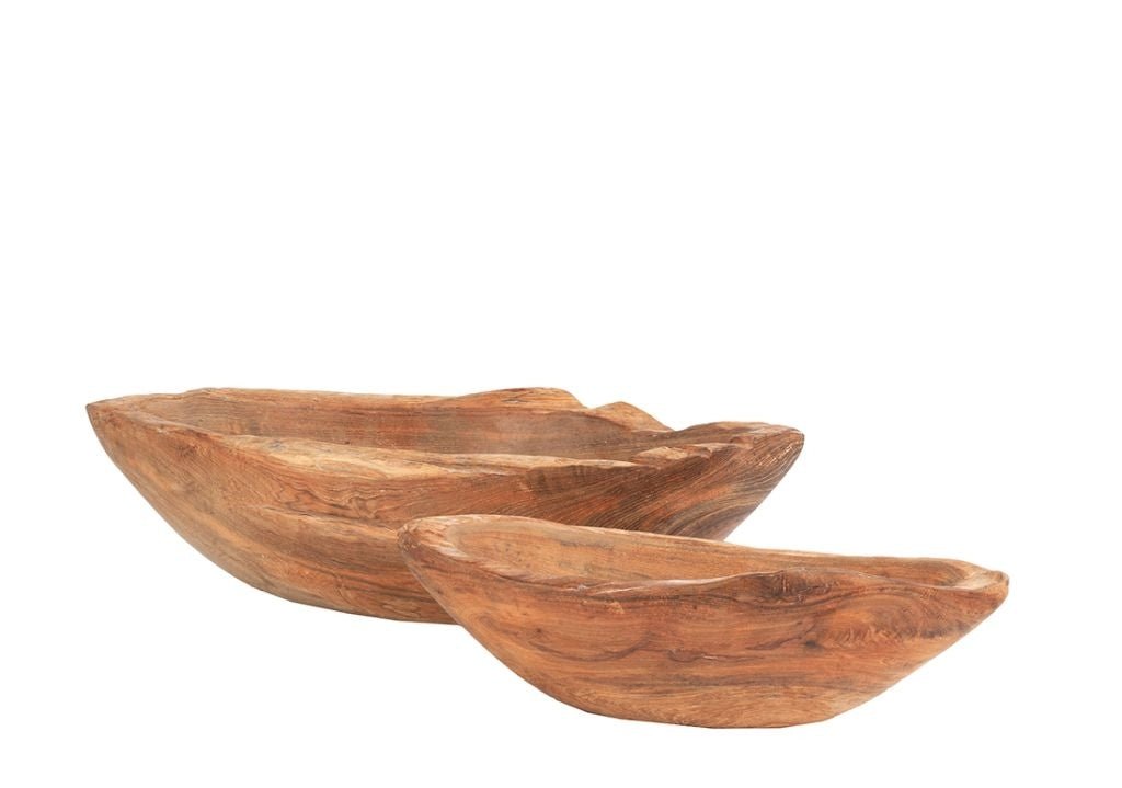 Teakroot boat shaped bowl - Natalia Willmott