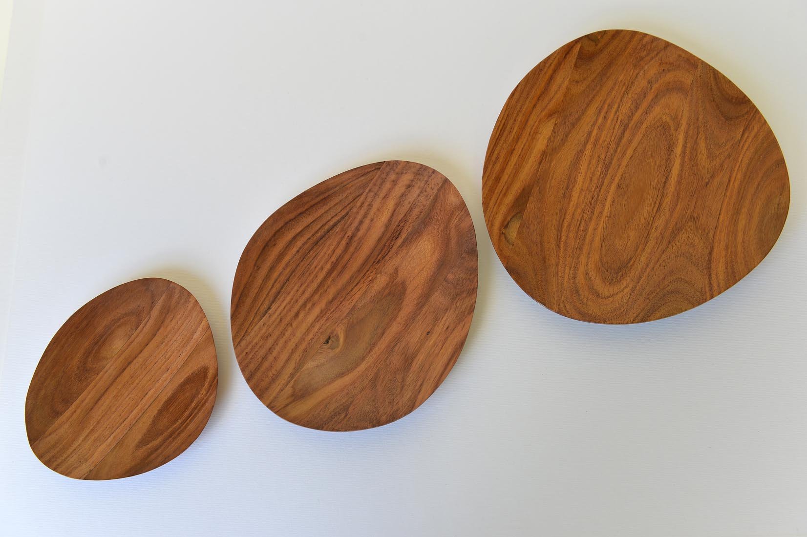 trio of Mango wood plates - Natalia Willmott