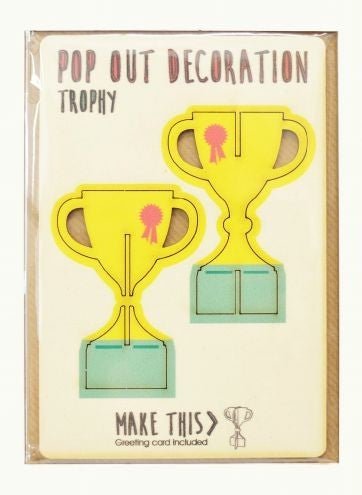 Trophy pop out card - Natalia Willmott