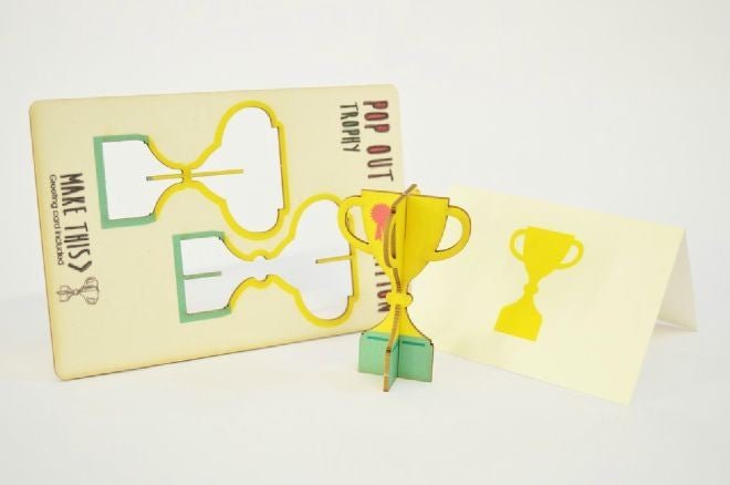 Trophy pop out card - Natalia Willmott