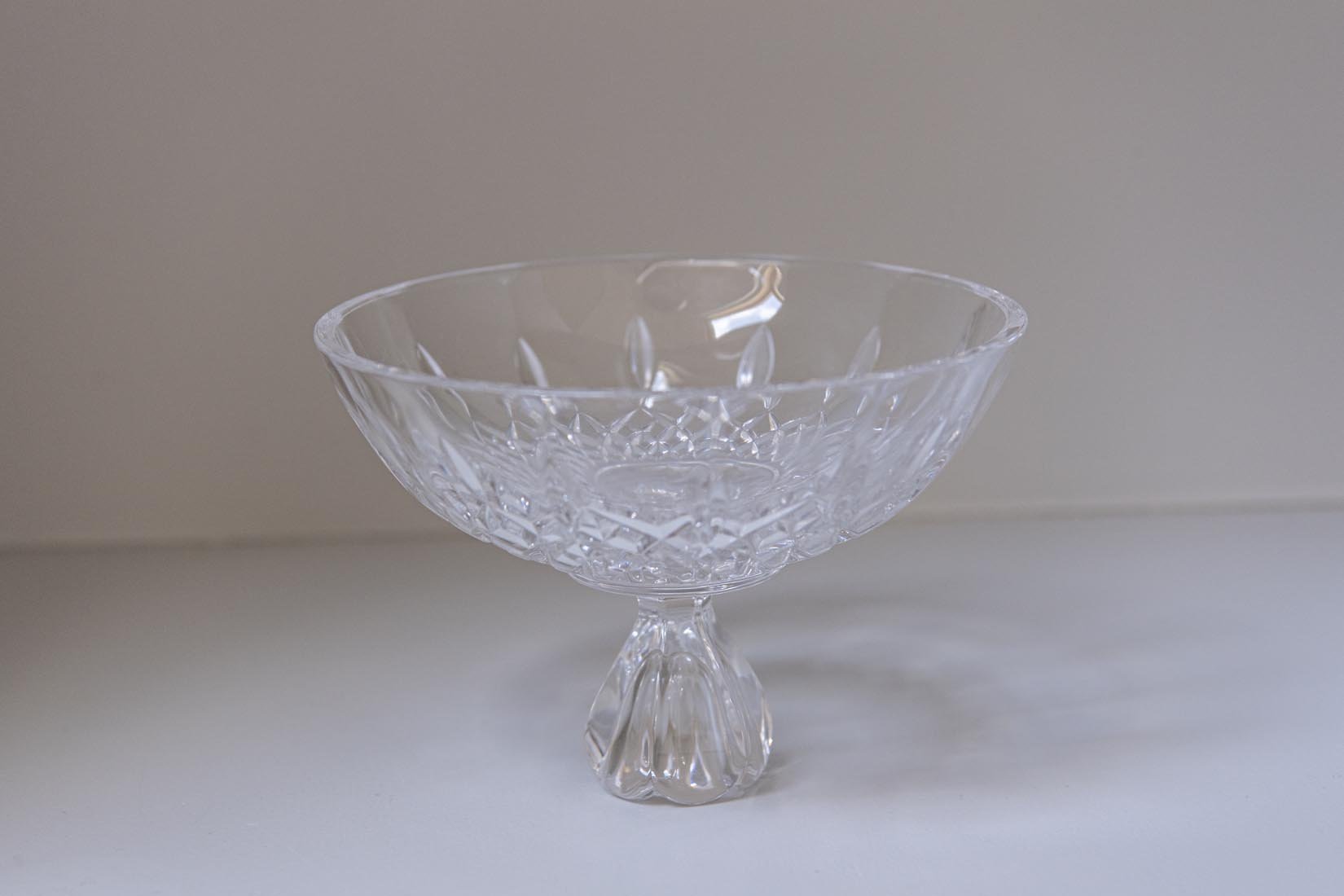 vintage cut glass footed bowl - Natalia Willmott