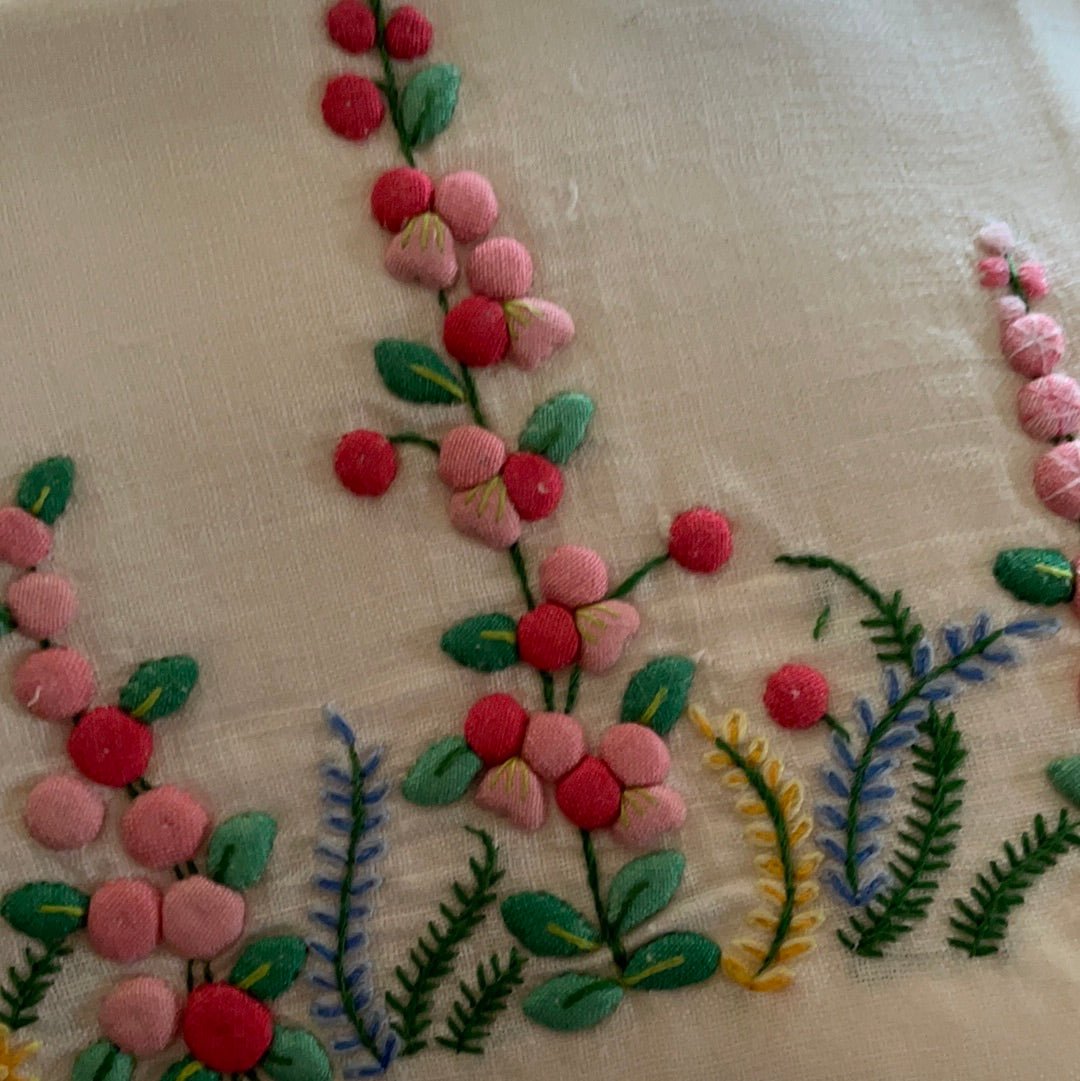 Vintage floral hand towel - Natalia Willmott