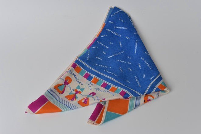 Vintage square silk scarf - Natalia Willmott