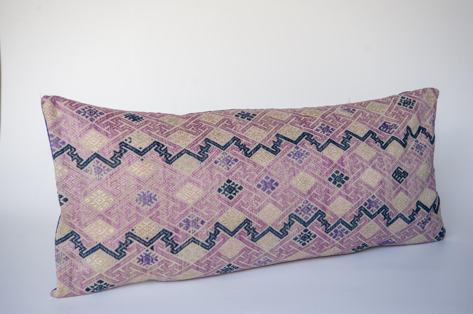 Zhuang wedding blanket cushion purple - Natalia Willmott